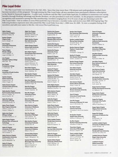 Pike Loyal Order, Autumn 2009